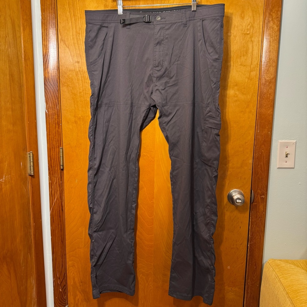 Prana Men's original Stretch Zion Belted Pants -42x36